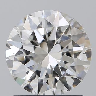 1.5 Carat Round G VVS2 EX IGI Natural Diamond