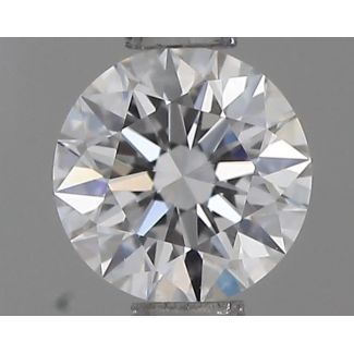 0.45 Carat Round D VVS2 EX GIA Natural Diamond