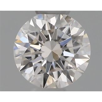 0.31 Carat Round G SI2 EX GIA Natural Diamond