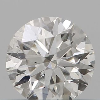 0.33 Carat Round H SI2 EX VG GIA Natural Diamond