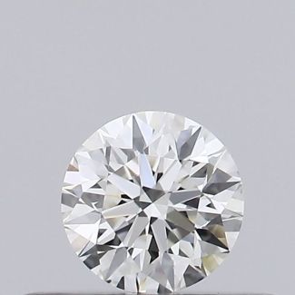 0.25 Carat Round H VS2 EX GIA Natural Diamond