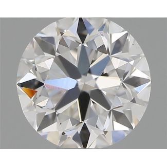 0.50 Carat Round E VS2 VG EX GIA Natural Diamond