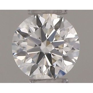 0.18 Carat Round H VVS1 EX GIA Natural Diamond