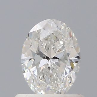 0.70 Carat Oval F SI2 - EX VG GIA Natural Diamond