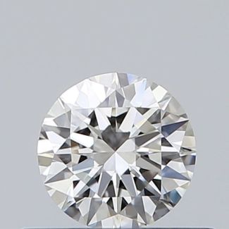 0.35 Carat Round H VS2 EX VG GIA Natural Diamond