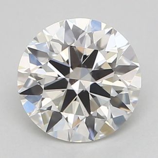 0.5 Carat Round H VS2 EX GIA Natural Diamond