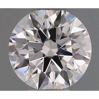 0.5 Carat Round H VS1 EX GIA Natural Diamond