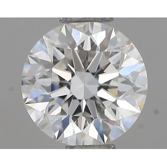 0.54 Carat Round G VVS1 EX GIA Natural Diamond