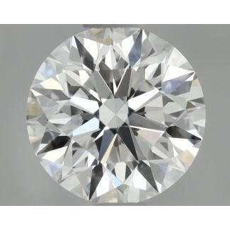 0.61 Carat Round F VS2 EX GIA Natural Diamond