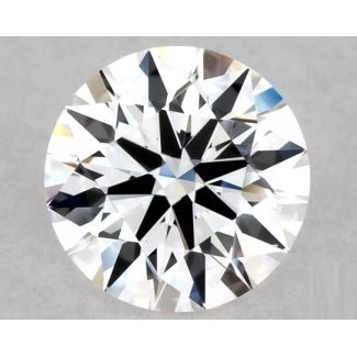 0.58 Carat Round F VS1 EX GIA Natural Diamond