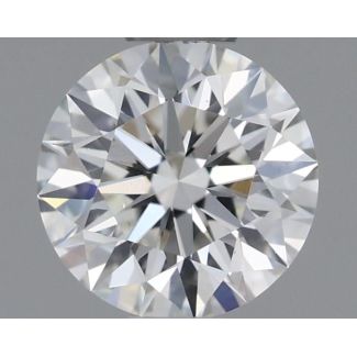 0.56 Carat Round I VS2 EX GIA Natural Diamond