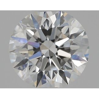 0.36 Carat Round E VVS1 EX GIA Natural Diamond