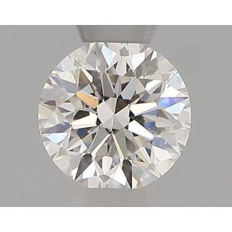 0.30 Carat Round F VS2 EX IGI Natural Diamond