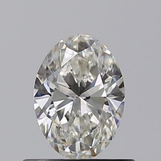 0.50 Carat Oval H VVS2 - VG GIA Natural Diamond