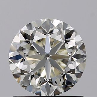 1.02 Carat Round K SI1 F VG EX GIA Natural Diamond