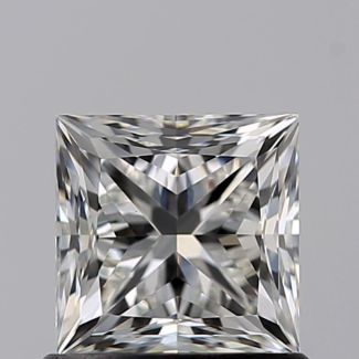 0.90 Carat Princess H VS2 - EX GIA Natural Diamond