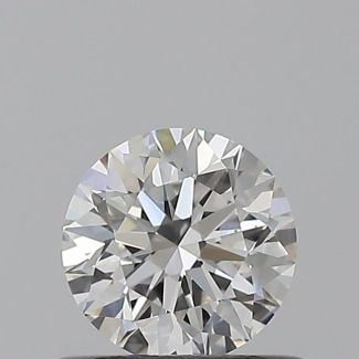 0.5 Carat Round F VS2 EX GIA Natural Diamond