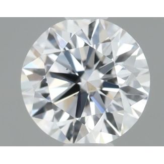 0.32 Carat Round D VS1 EX GIA Natural Diamond