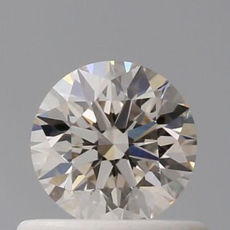 0.51 Carat Round J VVS2 EX GIA Natural Diamond