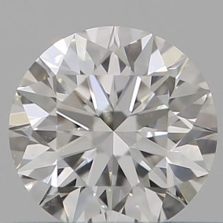 0.37 Carat Round H VS2 EX GIA Natural Diamond