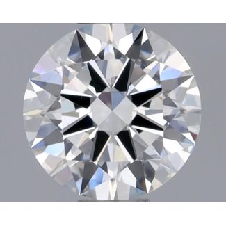 0.36 Carat Round F VS1 EX GIA Natural Diamond