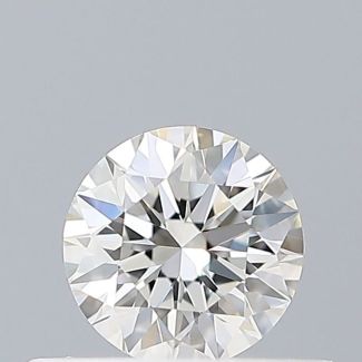 0.3 Carat Round H VVS1 EX GIA Natural Diamond