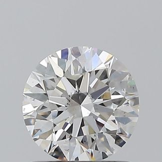 0.9 Carat Round F SI1 EX GIA Natural Diamond