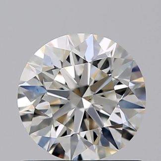 0.71 Carat Round H VS2 EX GIA Natural Diamond