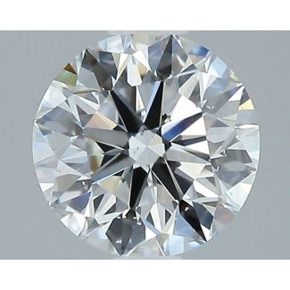 0.9 Carat Round F SI1 EX GIA Natural Diamond