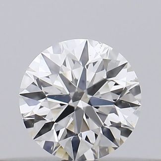 0.18 Carat Round F VS2 EX VG GIA Natural Diamond