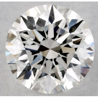 0.52 Carat Round F VS1 EX GIA Natural Diamond