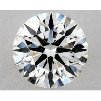 0.44 Carat Round I VS1 EX GIA Natural Diamond