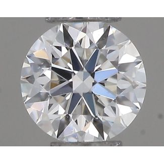 0.18 Carat Round E VVS1 VG EX GIA Natural Diamond