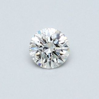 0.3 Carat Round H VVS2 EX VG GIA Natural Diamond