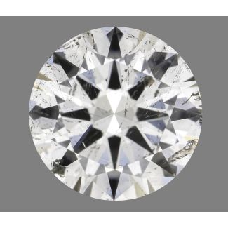 1.00 Carat Round I I1 VG EX GIA Natural Diamond