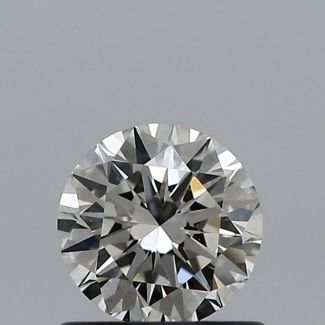 0.60 Carat Round K VS2 EX VG GIA Natural Diamond