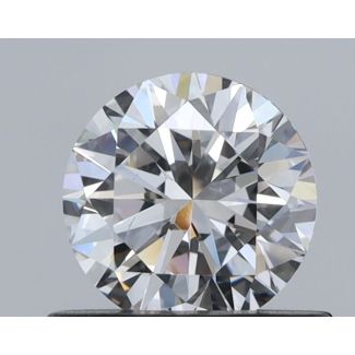 0.58 Carat Round E VS1 EX GIA Natural Diamond