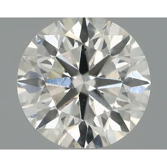 0.71 Carat Round G SI1 EX VG IGI Natural Diamond