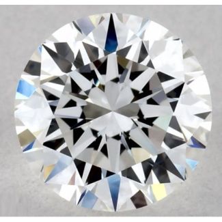 0.63 Carat Round E VVS2 EX GIA Natural Diamond