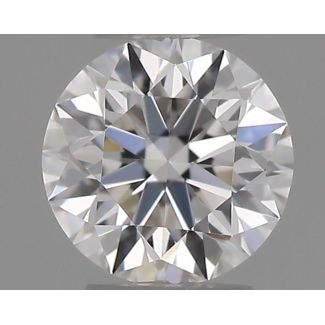 0.19 Carat Round D IF EX GIA Natural Diamond