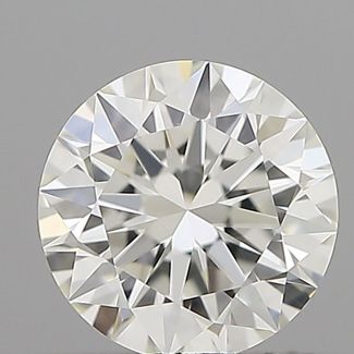 0.4 Carat Round H VVS2 EX GIA Natural Diamond