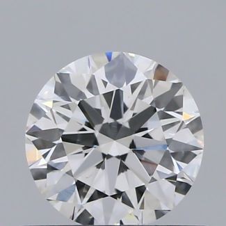 0.52 Carat Round D SI1 EX VG GIA Natural Diamond