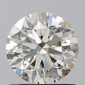 0.90 Carat Round K VS1 F EX GIA Natural Diamond