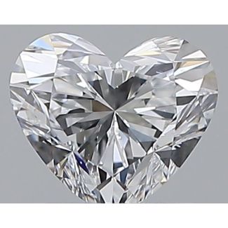 0.72 Carat Heart D VS2 - EX GIA Natural Diamond