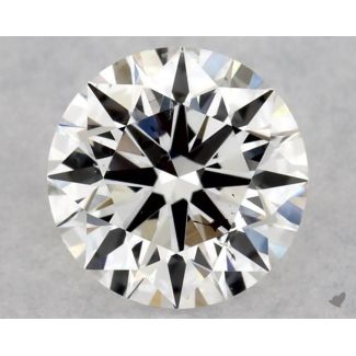 0.45 Carat Round F SI2 EX GIA Natural Diamond