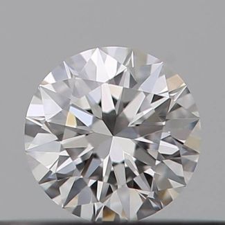 0.26 Carat Round H VS1 EX GIA Natural Diamond