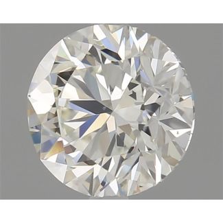 0.6 Carat Round H VS1 VG EX IGI Natural Diamond