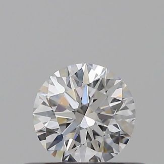 0.34 Carat Round D VS2 EX GIA Natural Diamond