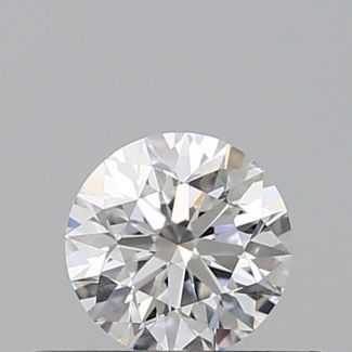 0.33 Carat Round E VS1 EX GIA Natural Diamond