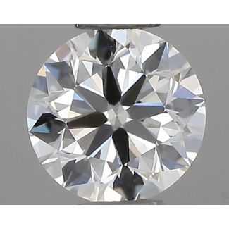 0.3 Carat Round F VVS2 EX IGI Natural Diamond